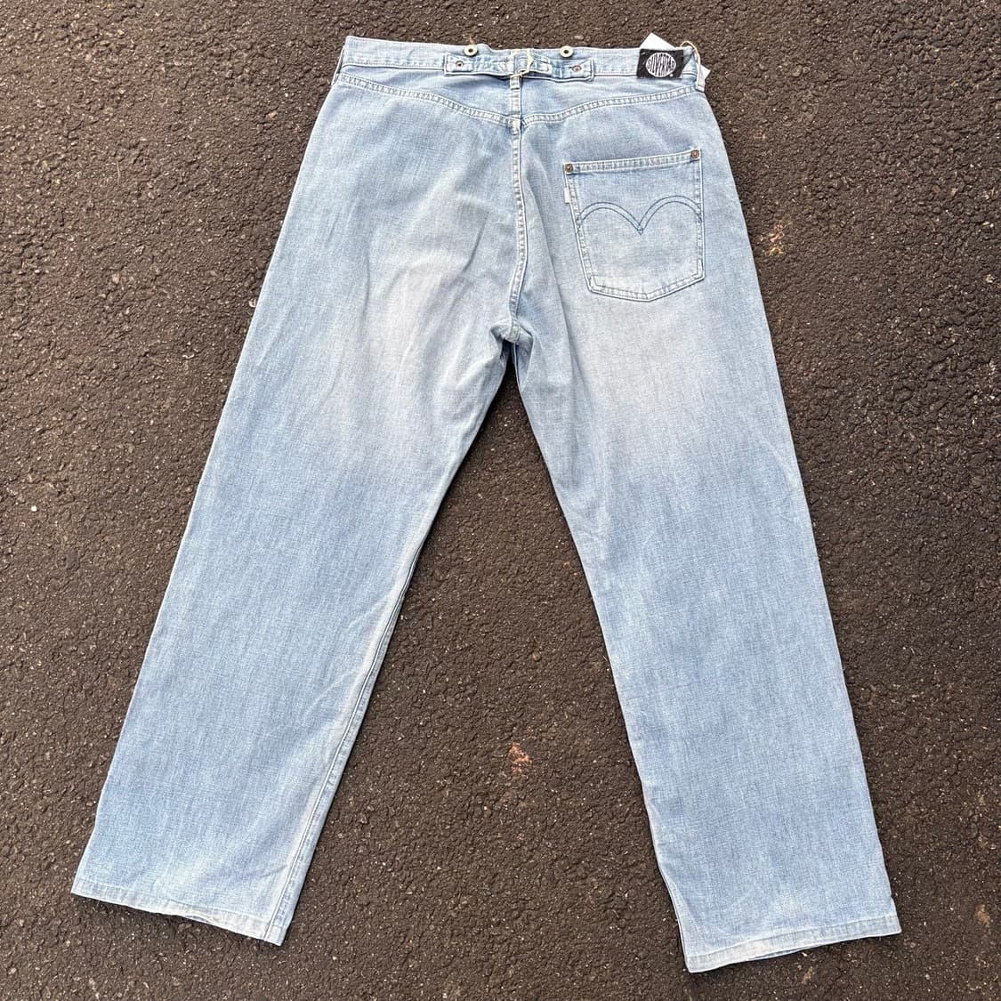 90년대 일본 리바이스 실버탭 신치백 데님 팬츠 상품이미지5