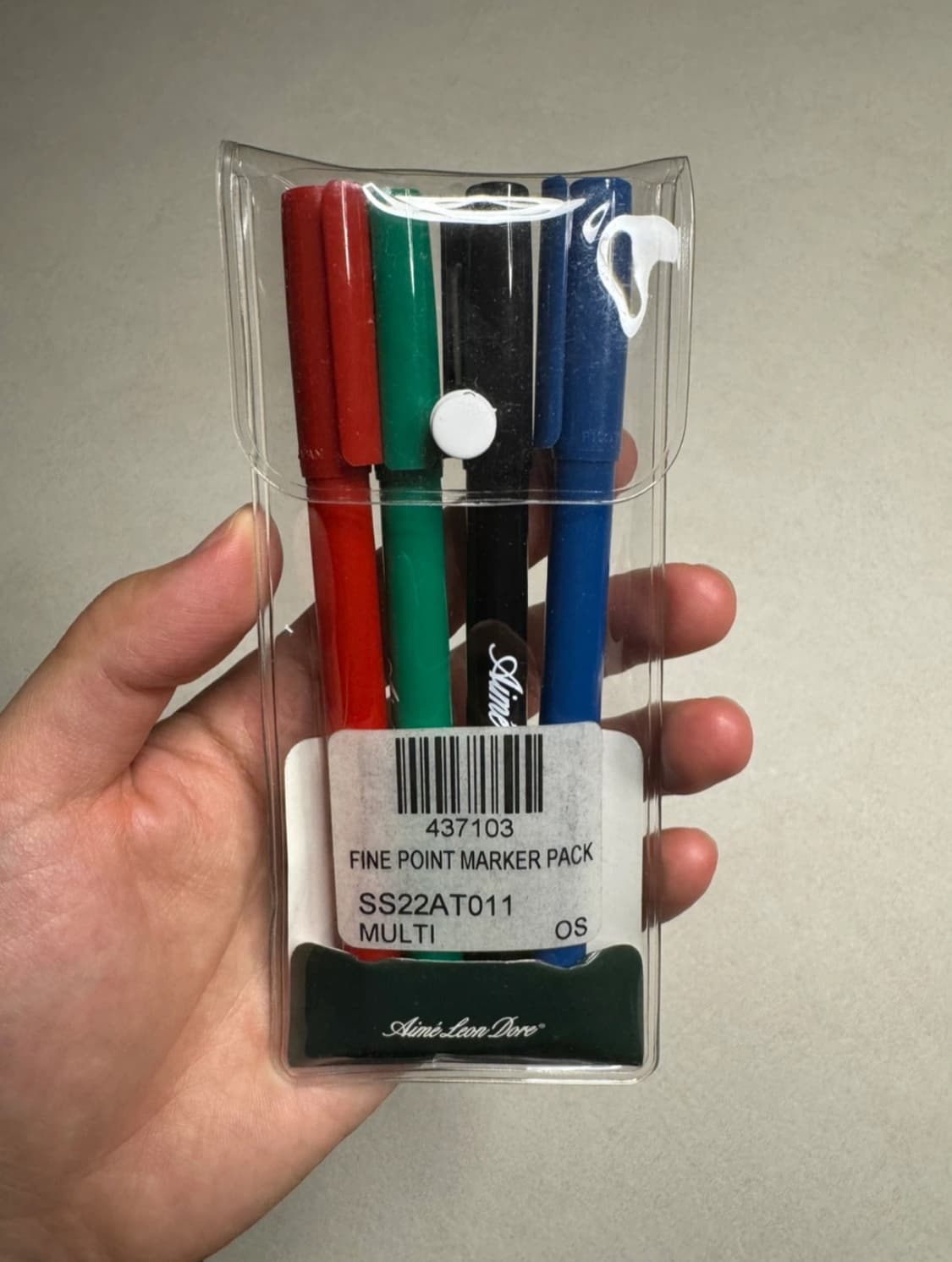 에임레온도르 마커 4팩 상품이미지2