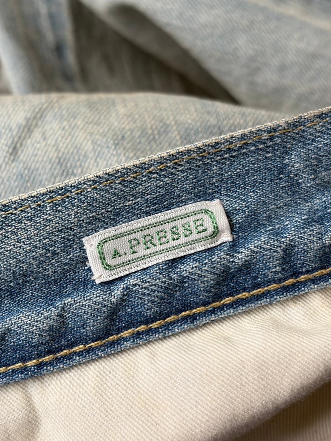 아프레쎄 apresse 26SS No.37 블리치 32/30 새상품 상품이미지3