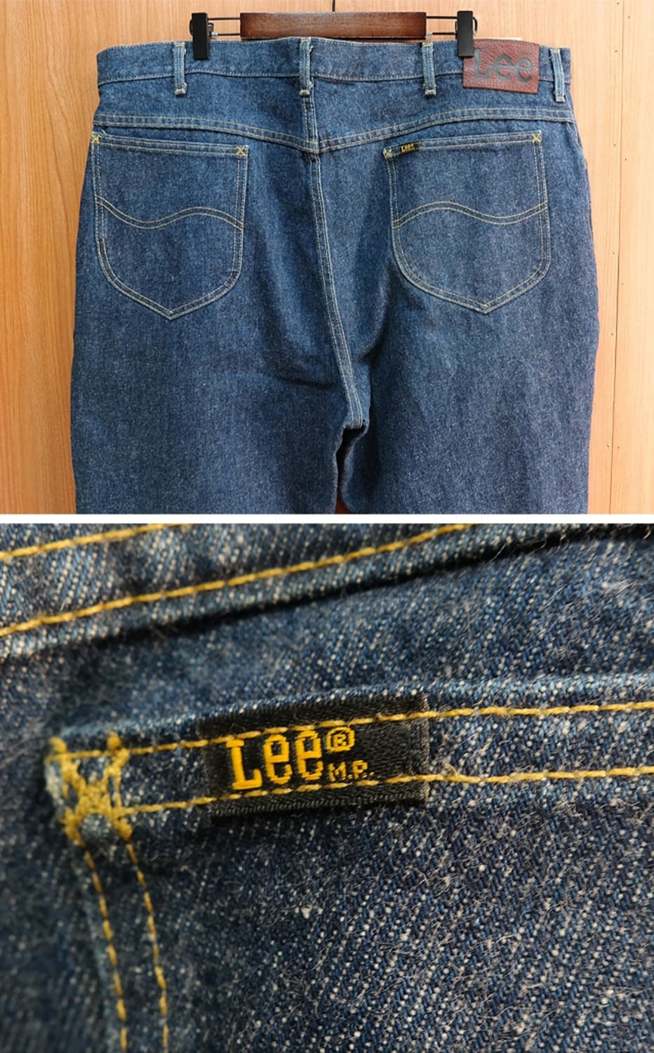 80s 미국산 Lee 빅  사이즈 빈티지 데님  상품이미지5