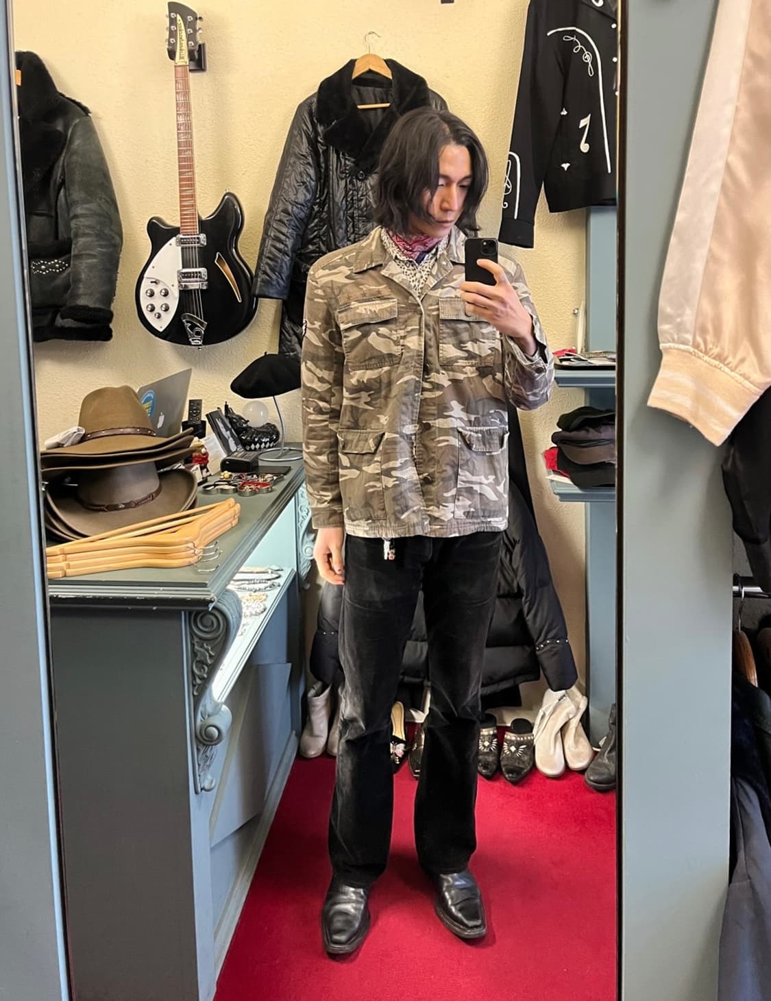 FUR LINED CAMO FIELD JACKET 상품이미지5