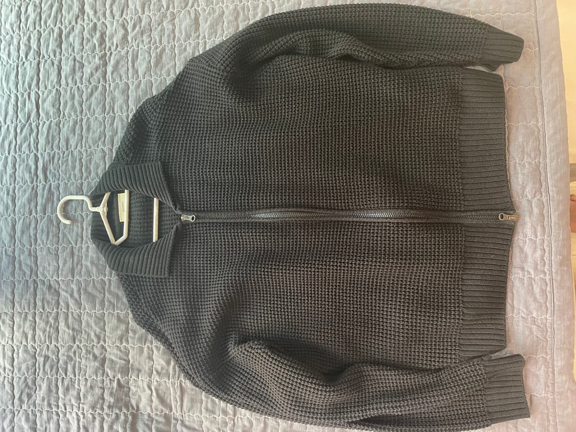 라우코하우스 블랙 니트 자켓 상품이미지1