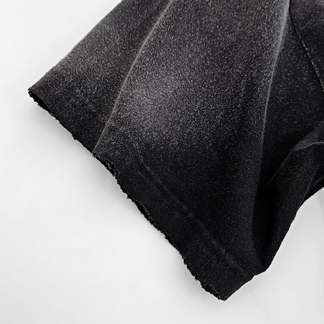 Metallica 투어 하드워싱 페인팅 크롭 티셔츠(dark gray)  상품이미지7