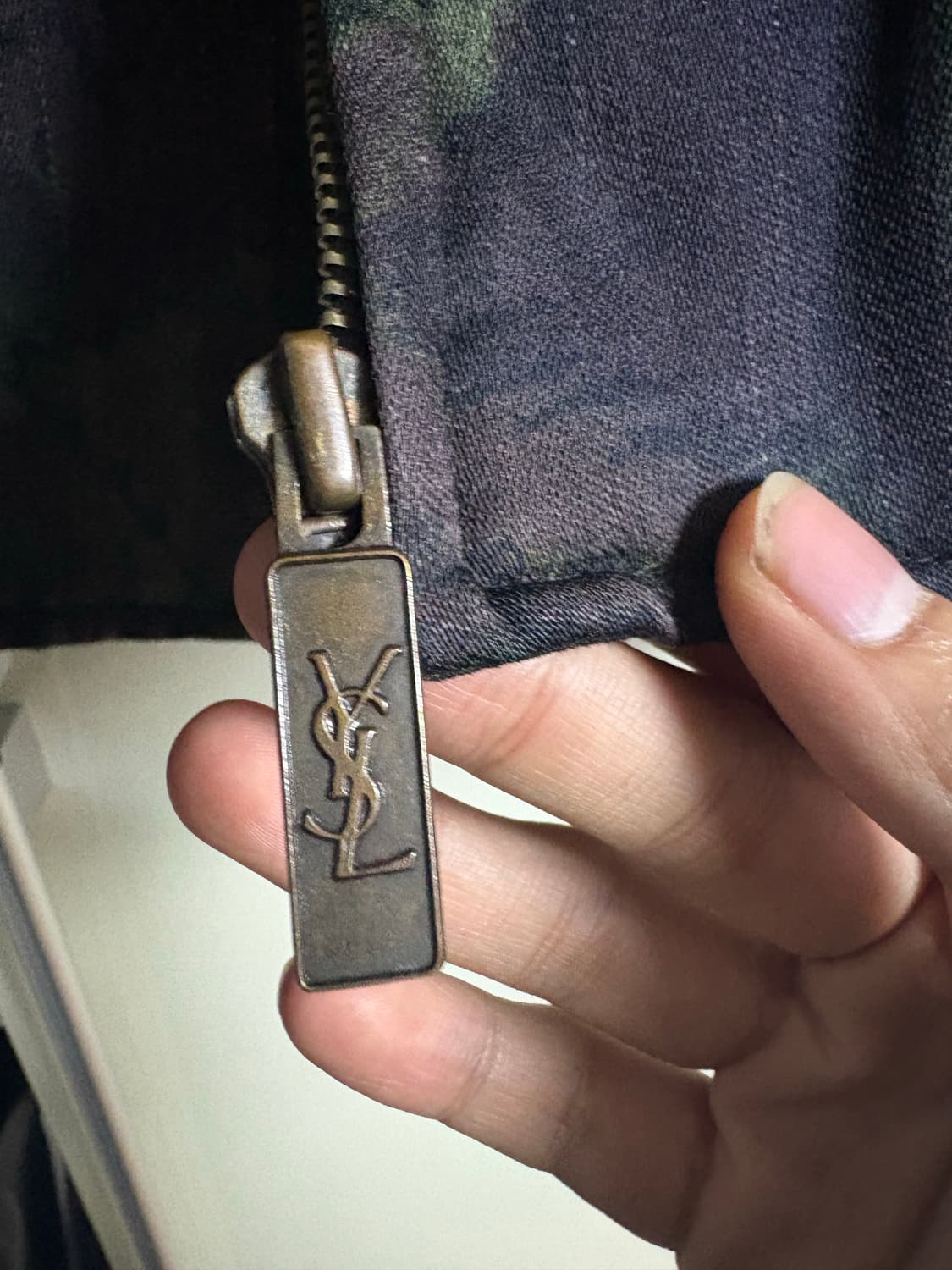 YSL 리얼트리 빈티지 블루종 자켓 상품이미지3