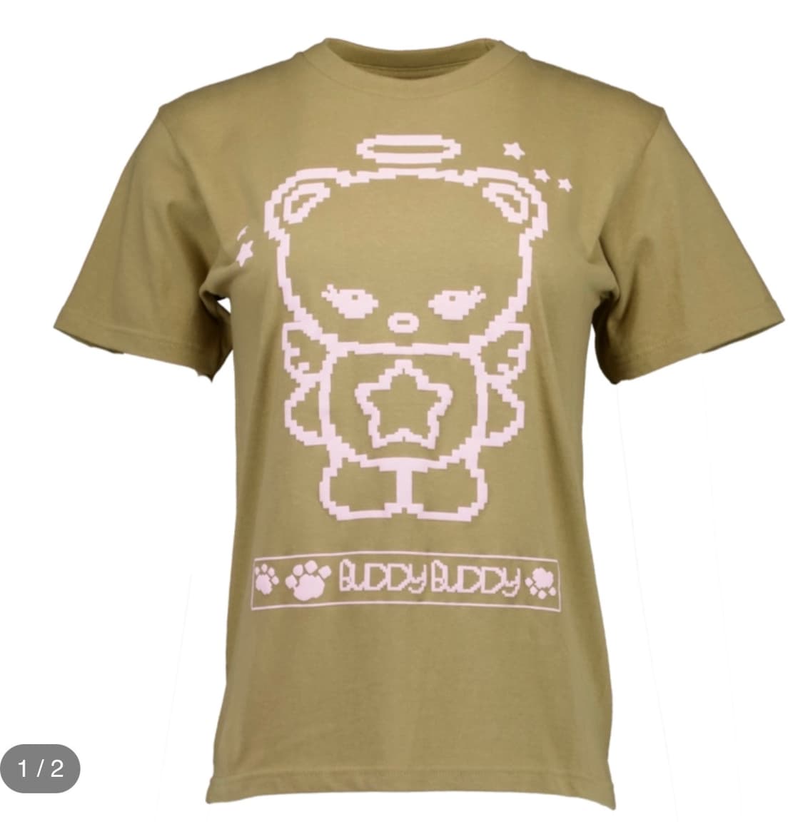 샬롬클럽 HUG TSHIRT-KHAKI  상품이미지1