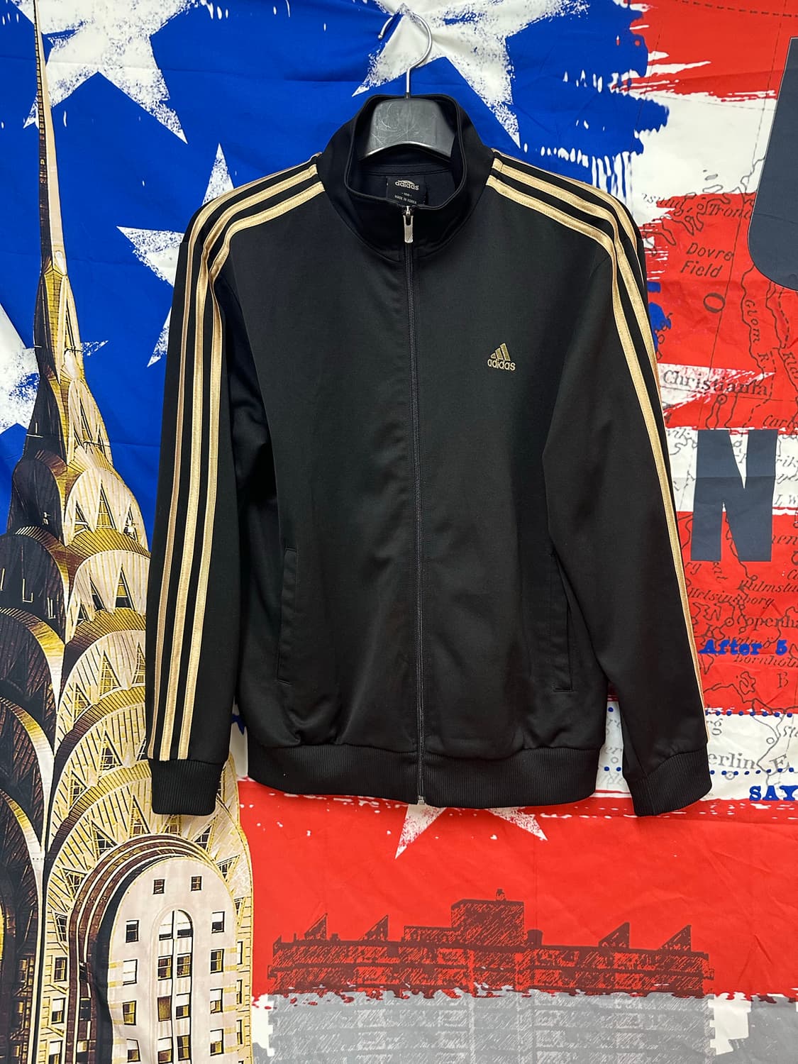 s급 아디다스 검골드 빈티지 져지트랙탑 L100 상품이미지1