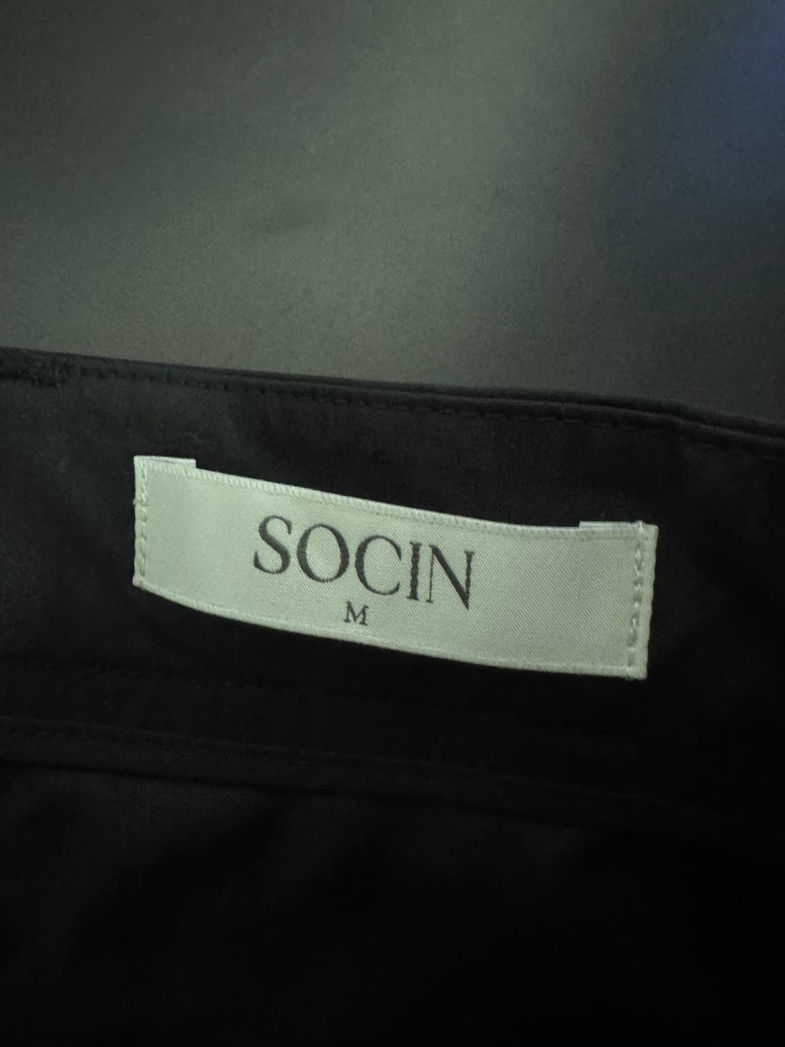 socin 소신 미니멀 나일론 혼방 반바지 M 블랙 상품이미지3