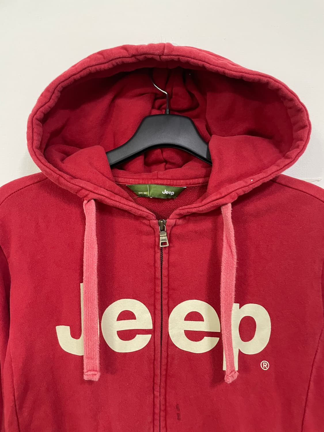 Jeep 지프 레드 후드집업 상품이미지4