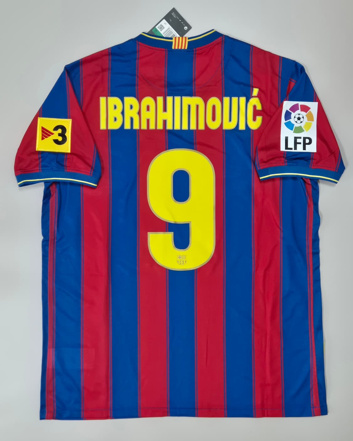 레트로)09-10 바르샤 홈 즐라탄 이브라히모비치 유니폼 XL 레플리카 상품이미지1