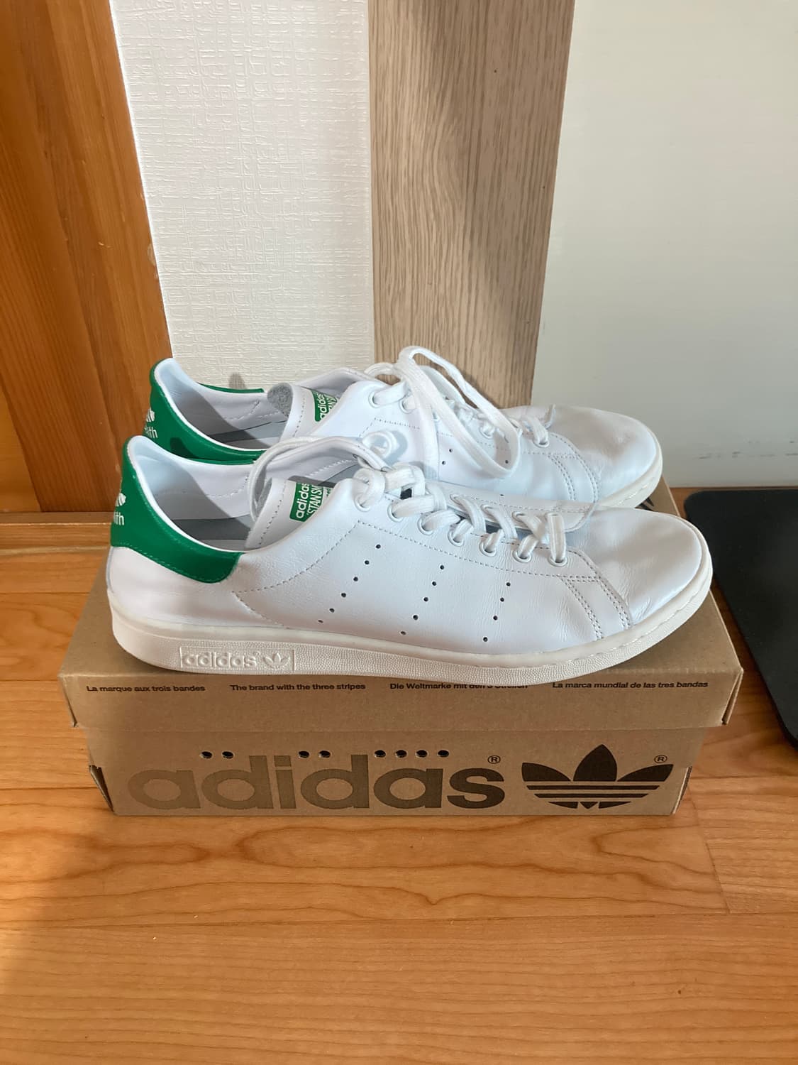 (280) 아디다스 스탠 스미스 데콘 클라우드 화이트 그린 상품이미지3