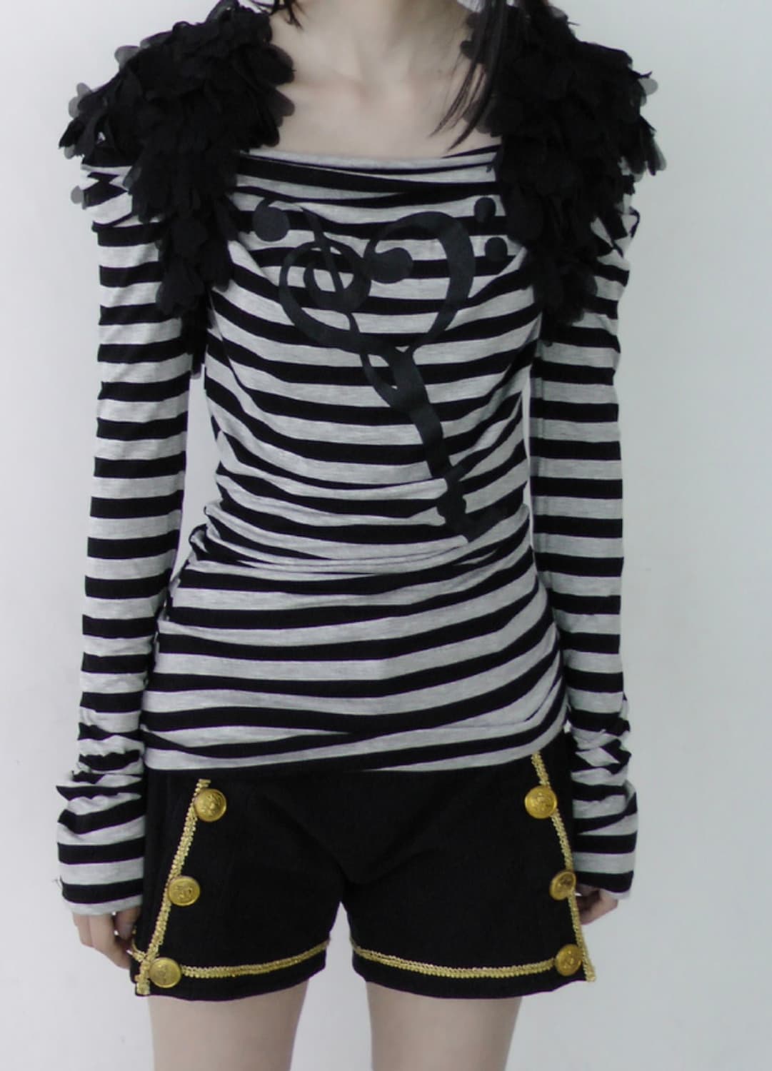 디와이도샵 note draped top 상품이미지2