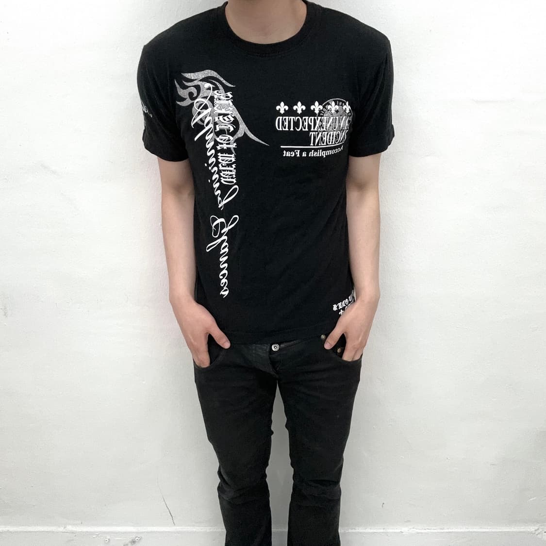Punk lettering short sleeve 상품이미지1