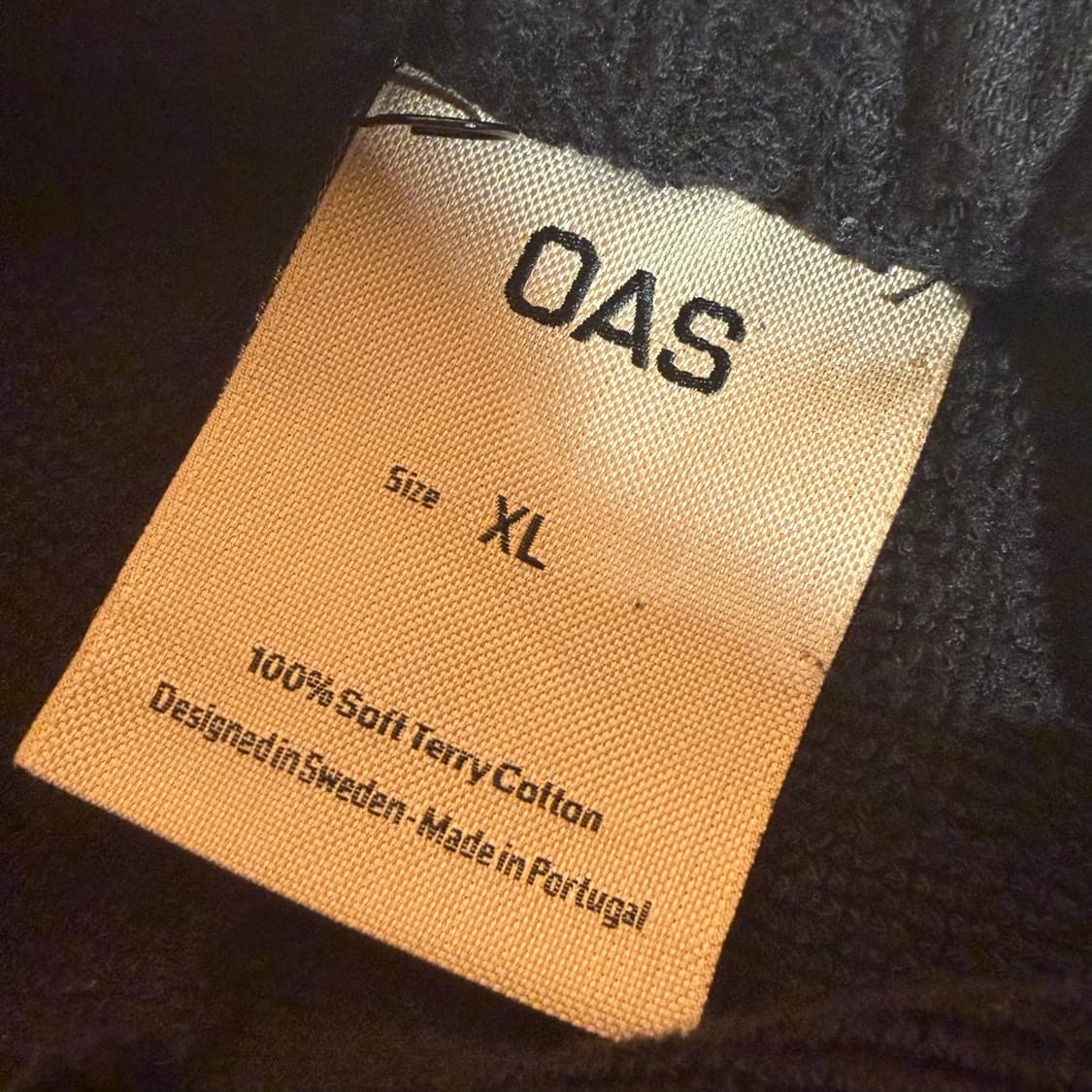 OAS 오아스 테리 쇼츠 반바지 XL 상품이미지4