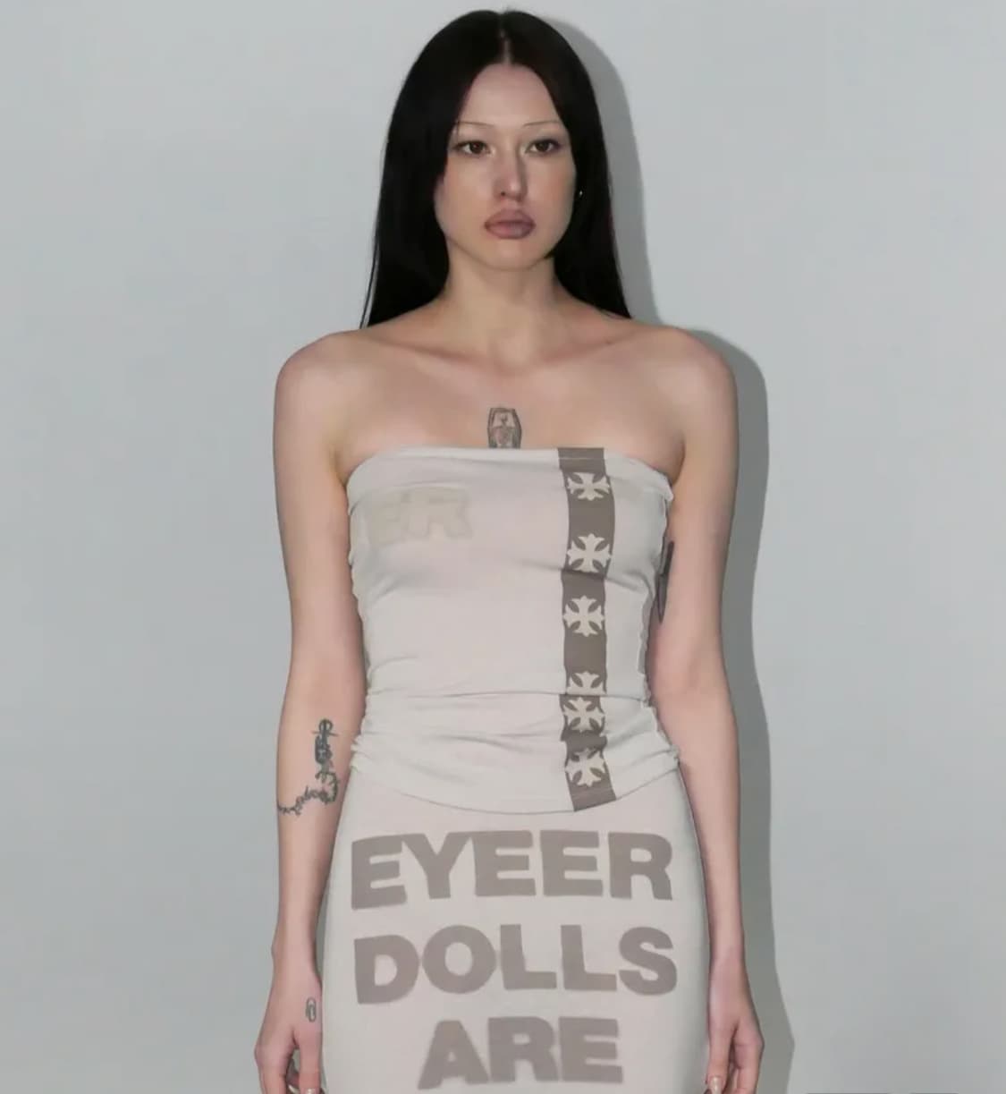 EYEER- Tube Top, Maxi Skirt 셋업 상품이미지2