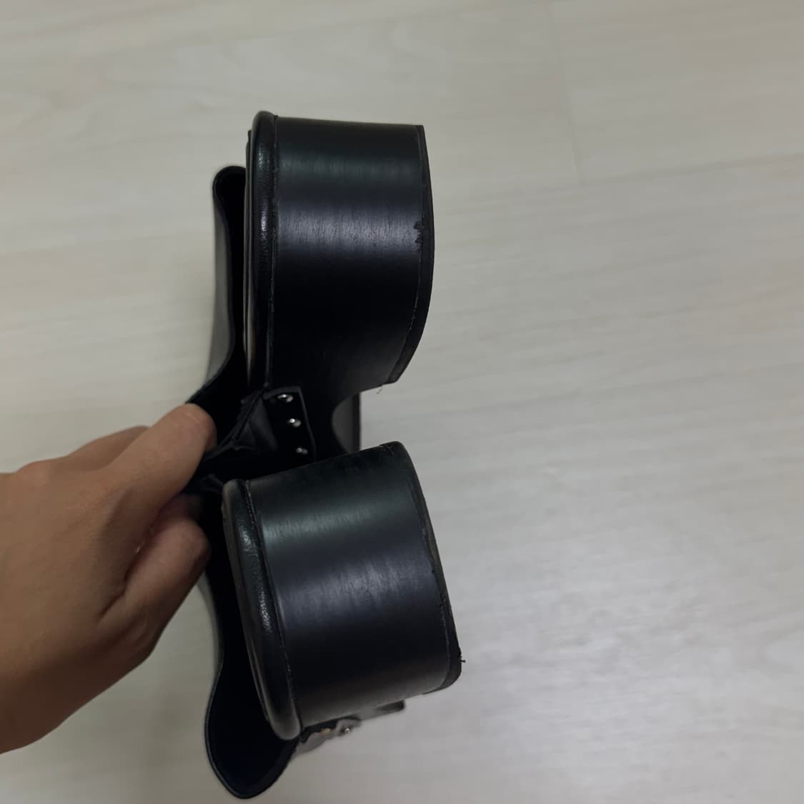 자라 스터드 클로그 블랙 36 235 상품이미지7