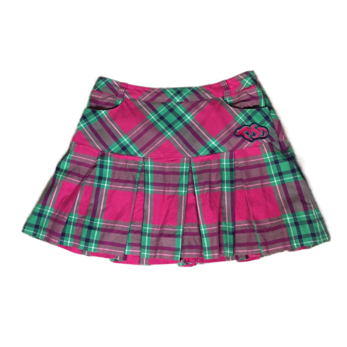 레트로 체크 빈티지 미니 스커트 상품이미지1