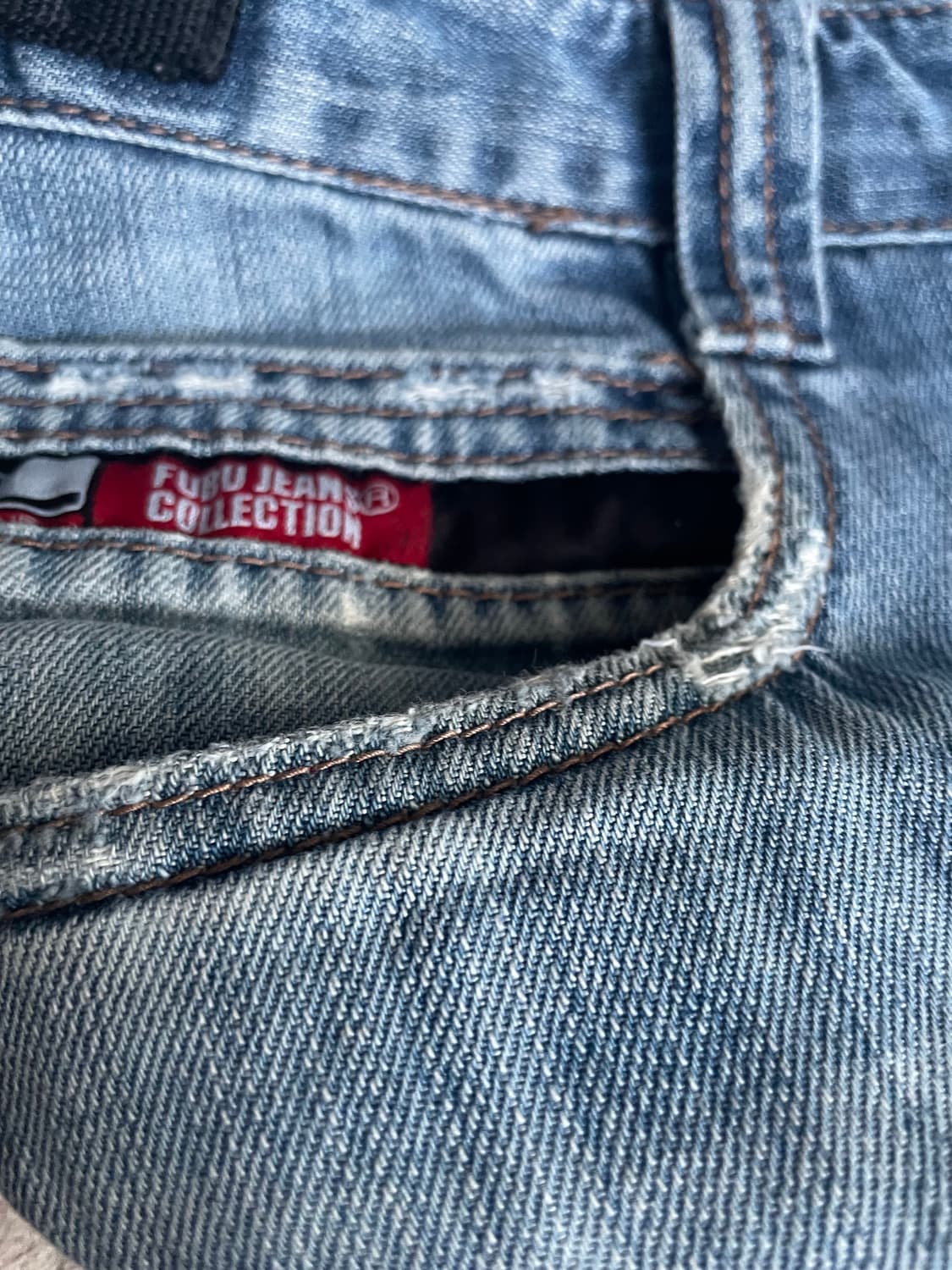 Fubu 데님 버뮤다 청바지 올드스쿨 스트릿 스타일 상품이미지4