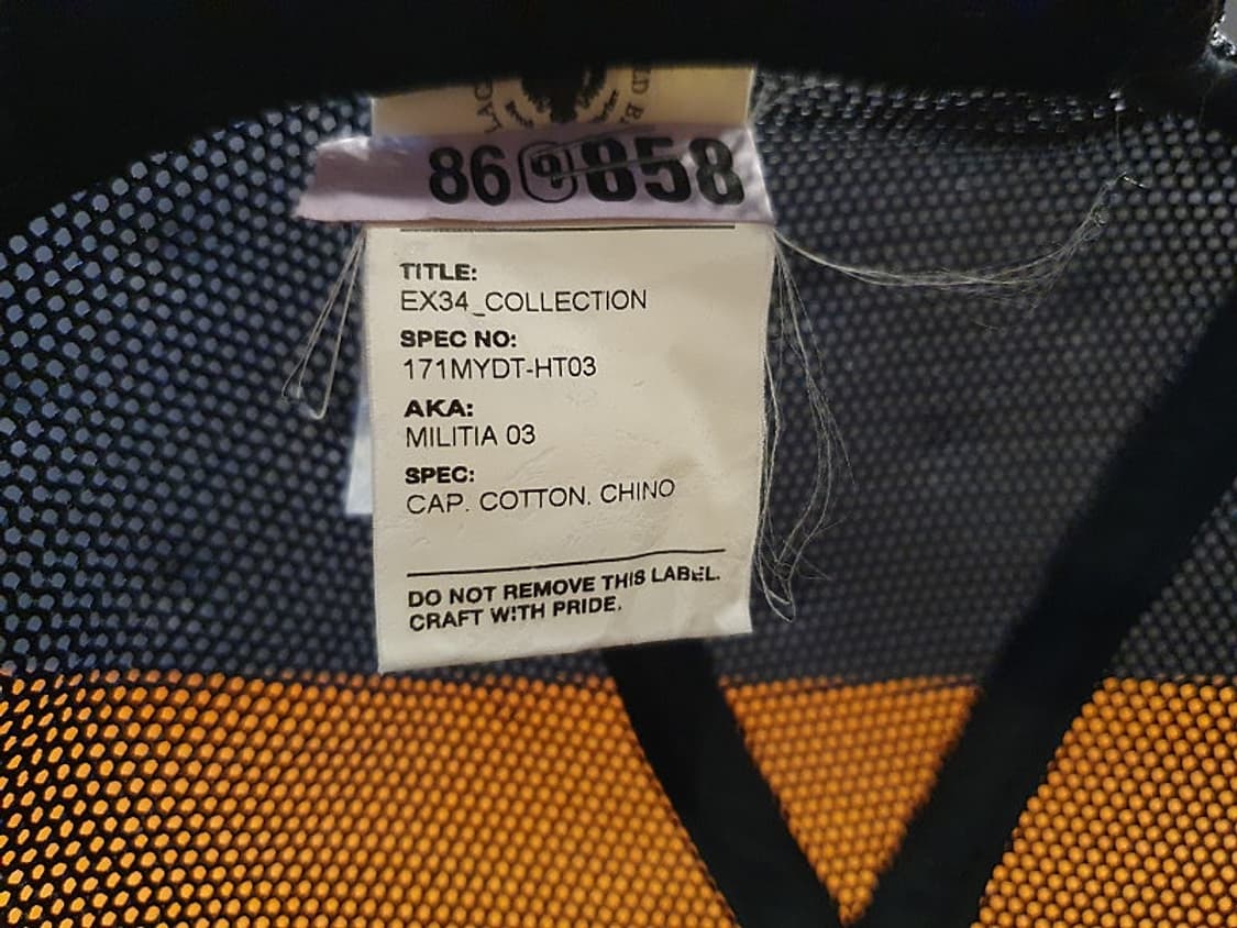 더블탭스 17 시즌 밀리샤 모자 상품이미지4