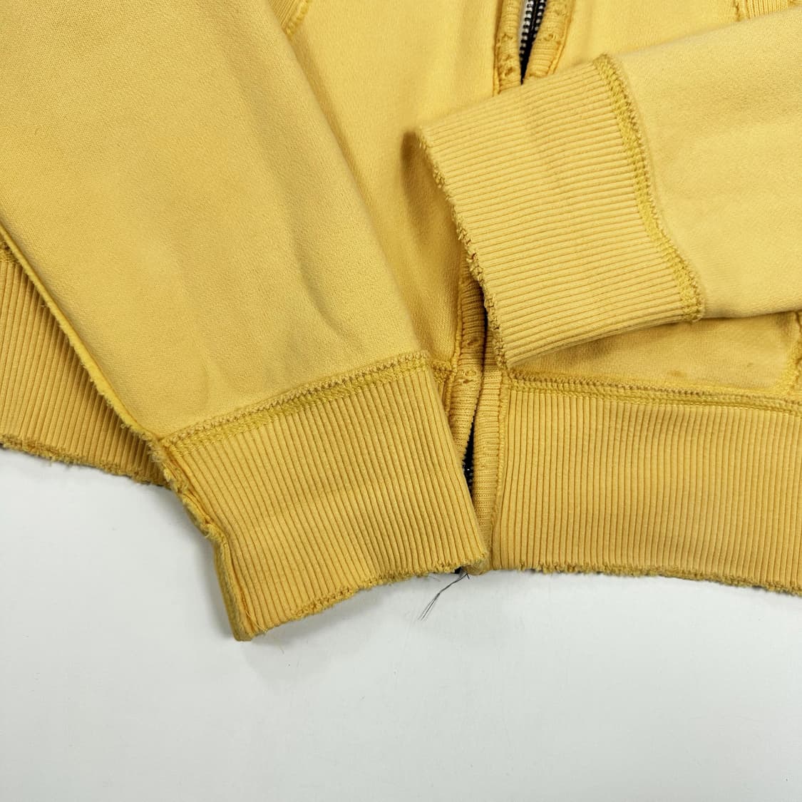 아베크롬비 og y2k 헤비코튼 후드집업 라이트 옐로우 M 상품이미지4