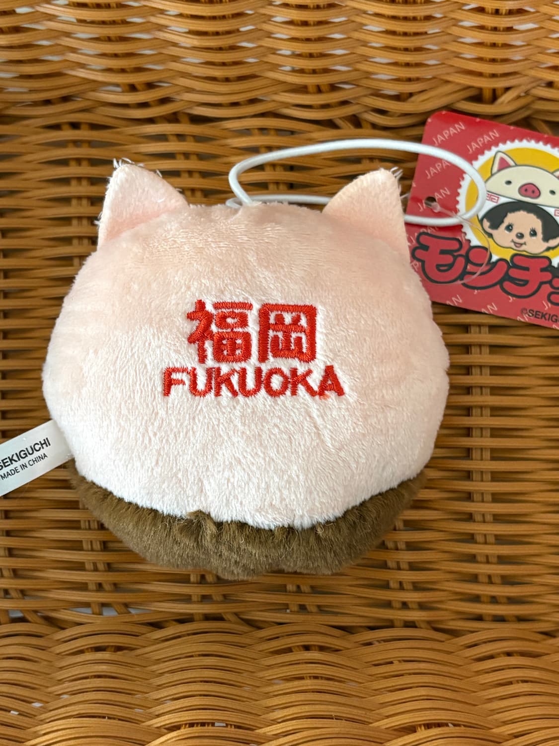 몬치치 후쿠오카 지역한정 돼지 얼굴키링 상품이미지2