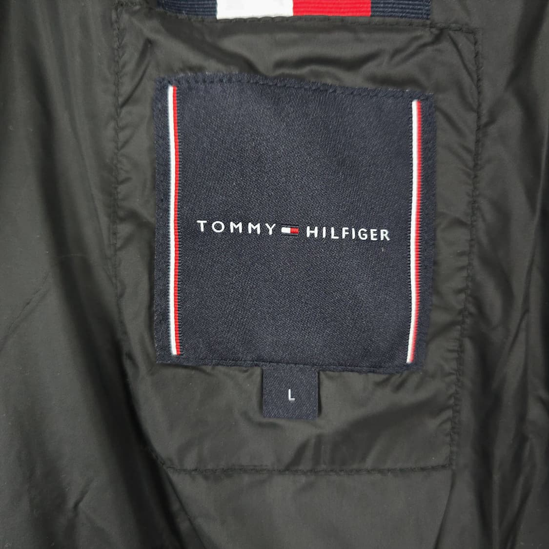 남성 타미힐피거 Tommy Hilfiger 퀼팅 구스 다운 패딩 코트 L 상품이미지7