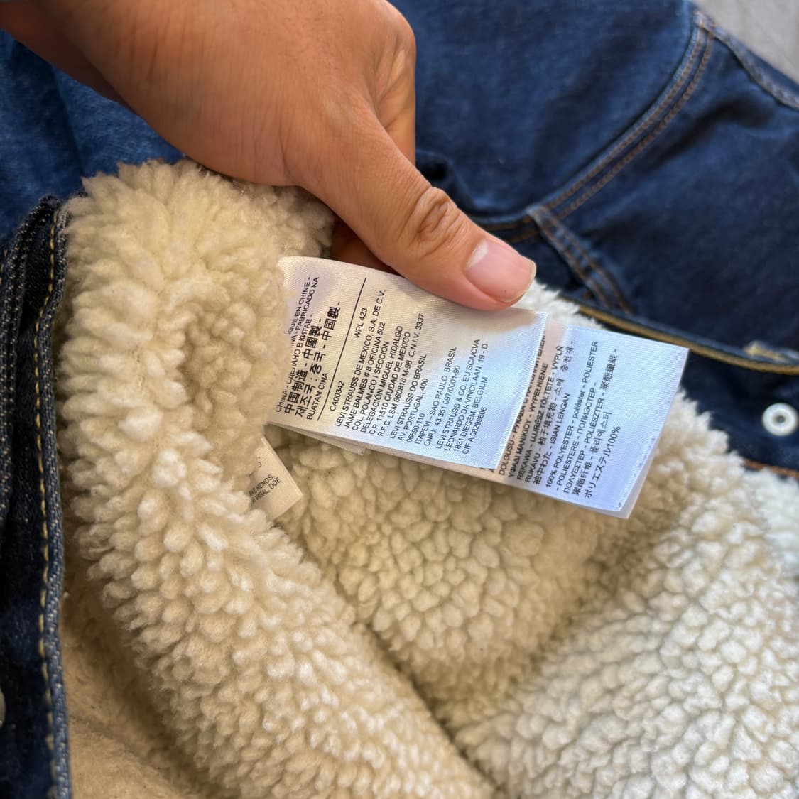 리바이스 정품 데님 쉐르파 자켓  상품이미지7