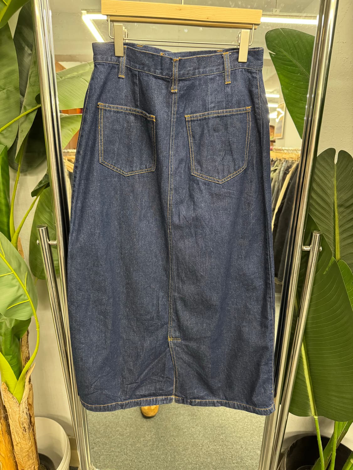 japanese vintage 데님스커트 상품이미지4