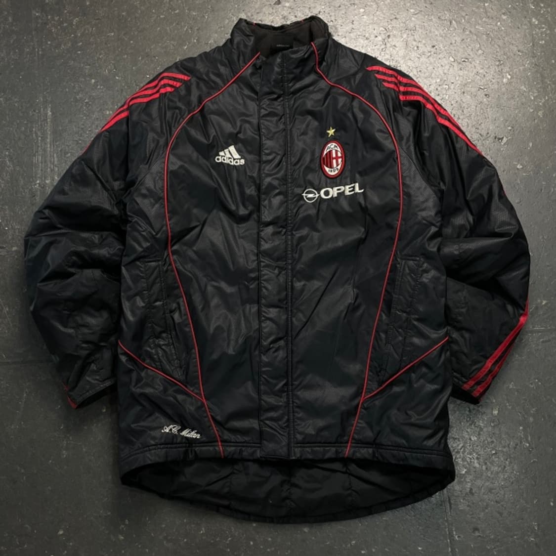100 아디다스 AC 밀란 오펠 스타디움 자켓 상품이미지1