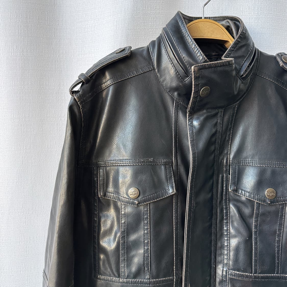 리바이스 레더 M65 필드 자켓 다크 브라운 상품이미지2