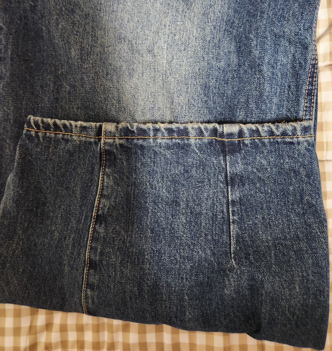 인템포무드 레이지보이 벌룬핏 데님 딥 블루 M 상품이미지3