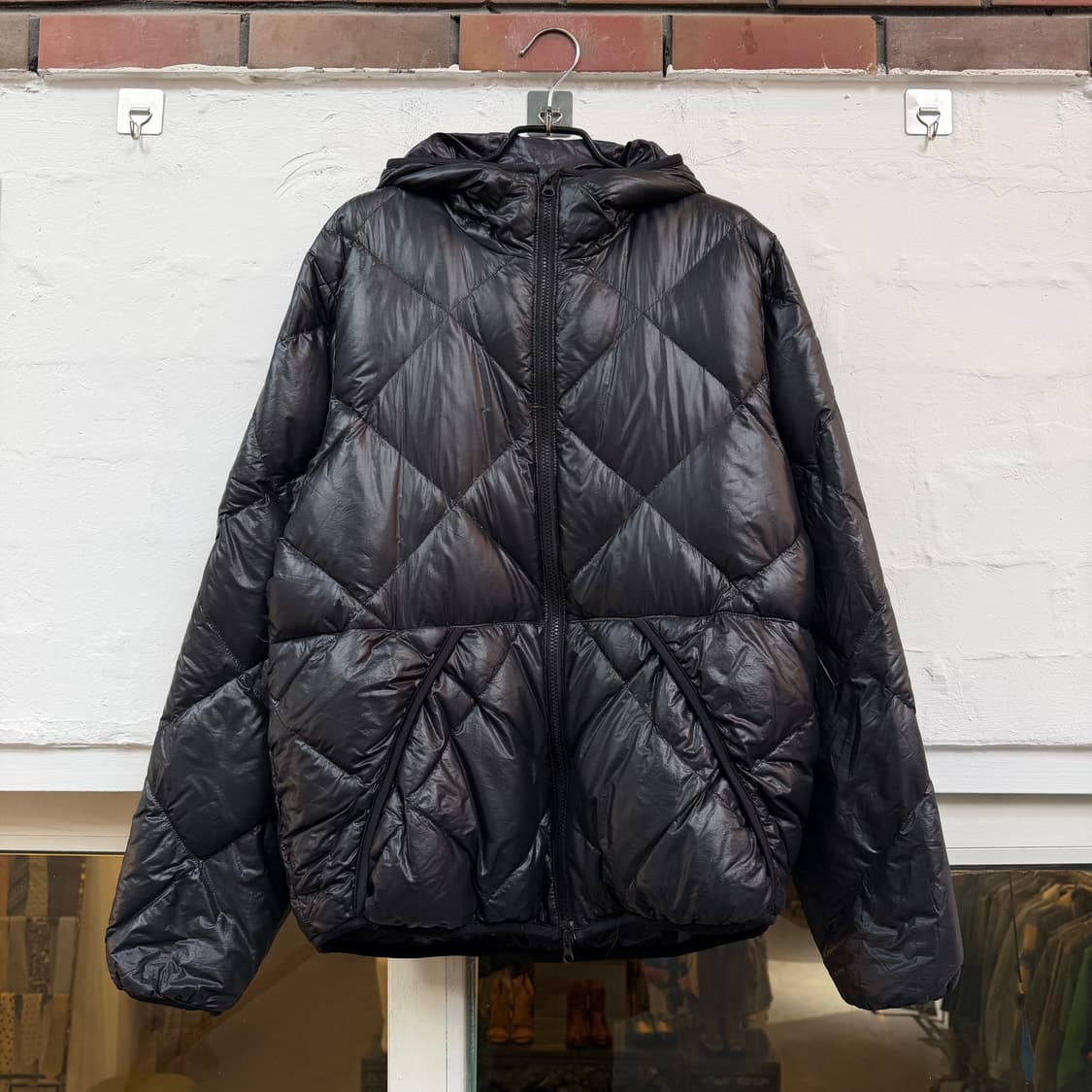 Camp7 다이아 스티치 패커블 덕다운 후드 패딩 XL 상품이미지1