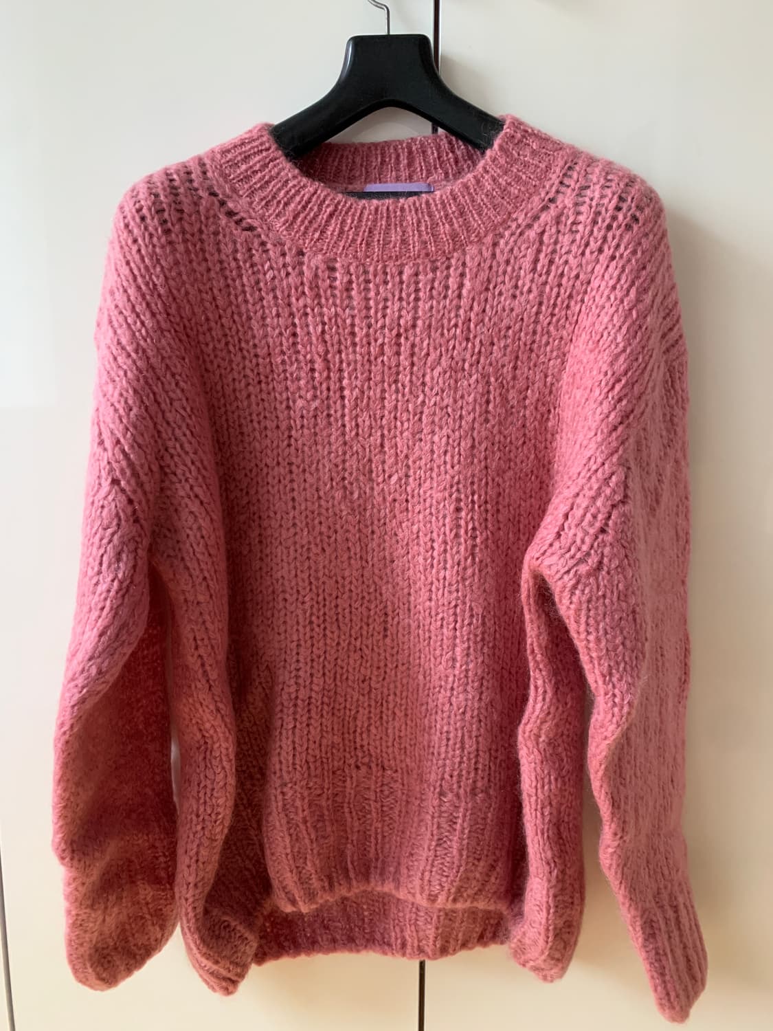 미드나잇서커스 엠마 모헤어 스웨터 핑크 상품이미지3