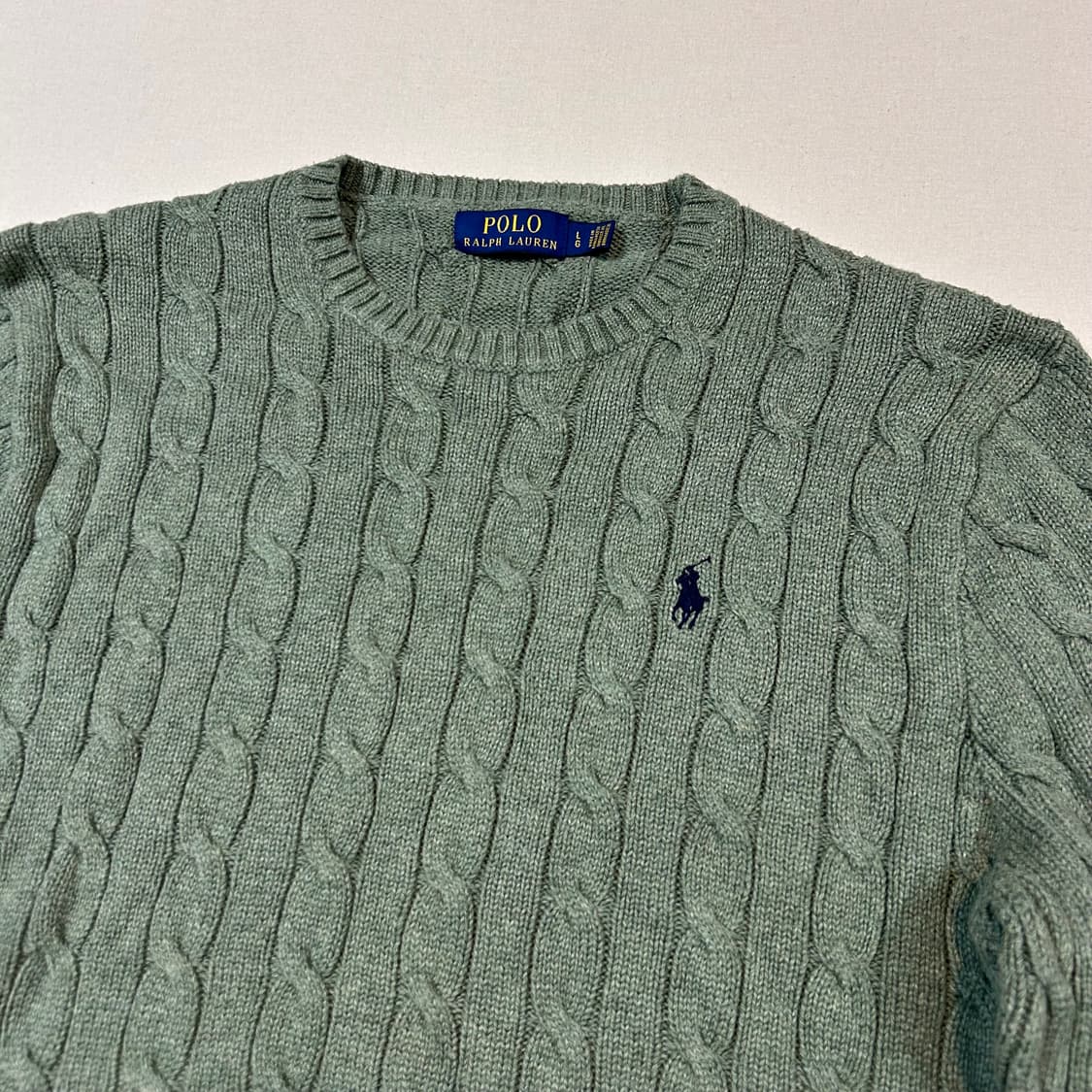 L) 폴로 랄프로렌 케이블 꽈배기 니트 상품이미지3