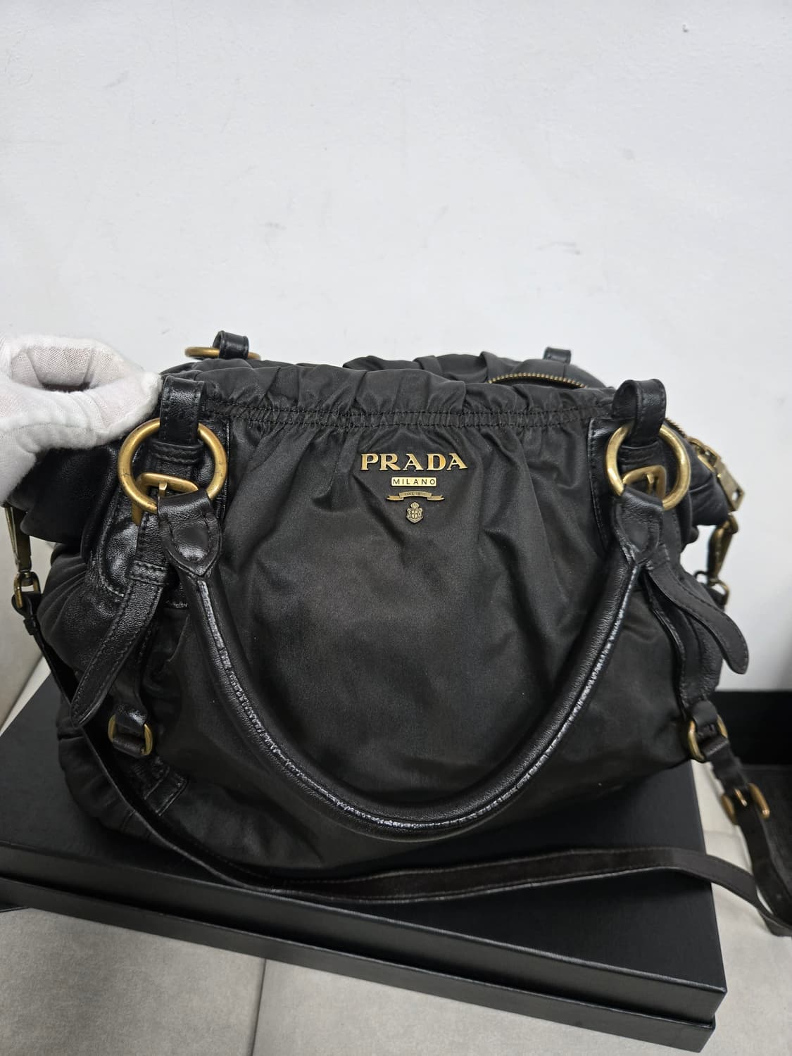 [보증서 정품] 프라다 고프레백 상품이미지1