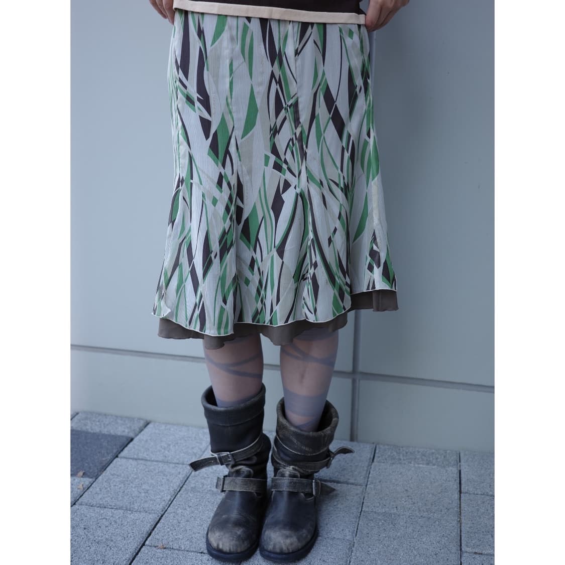 빈티지 미디 스커트 상품이미지2