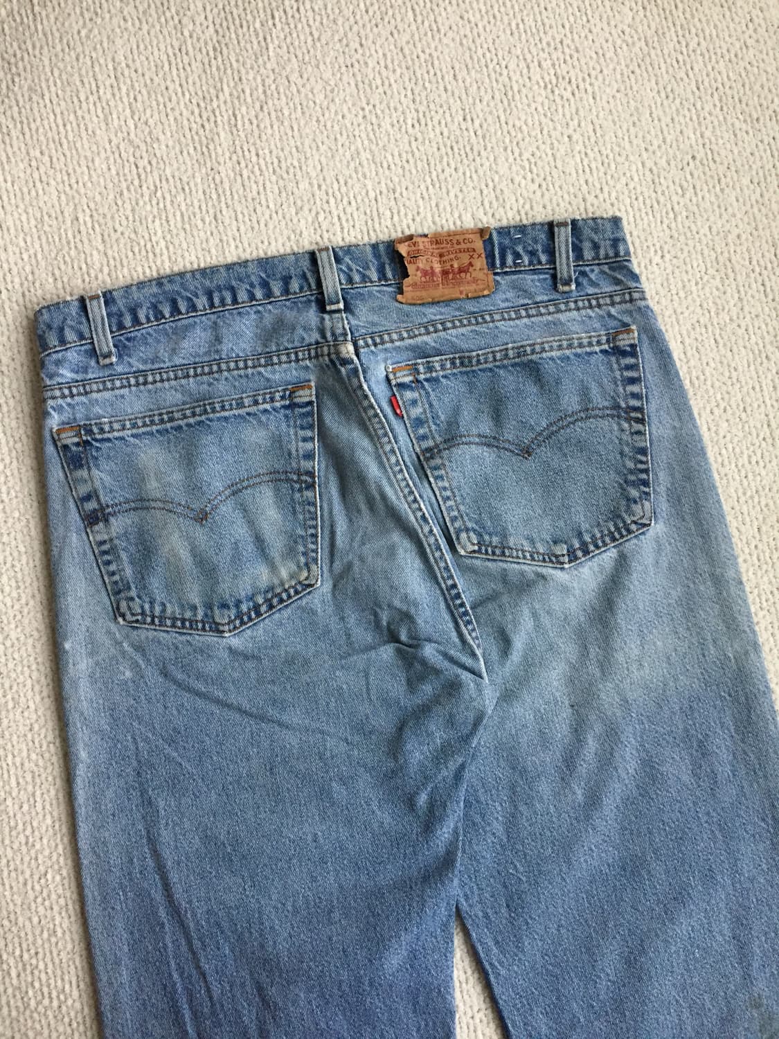 80‘s levis 505 레귤러 스트레이트 블랭크탭 굿에이징 상품이미지6