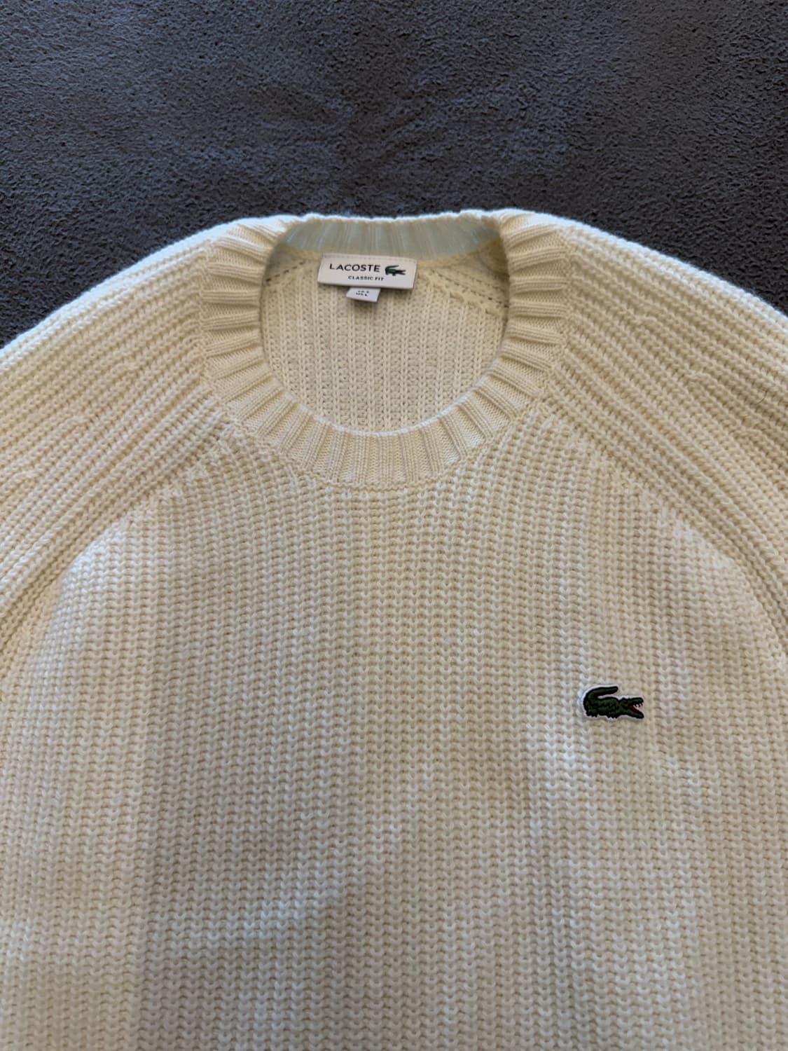라코스테 라글란 립 니트 처분  상품이미지2