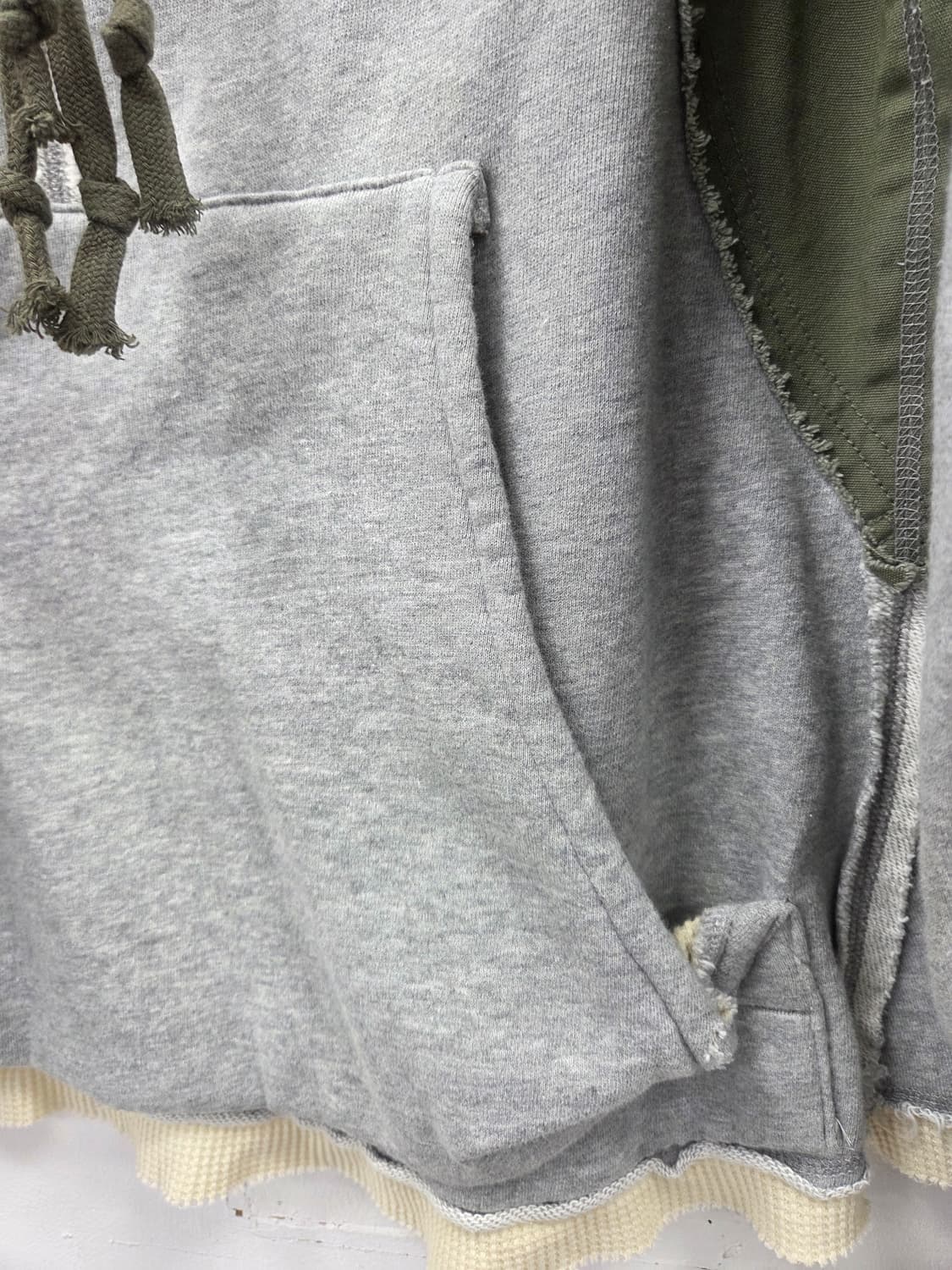 럭키 사토리우스 밀리터리 반집업후드 일본빈티지 상품이미지5