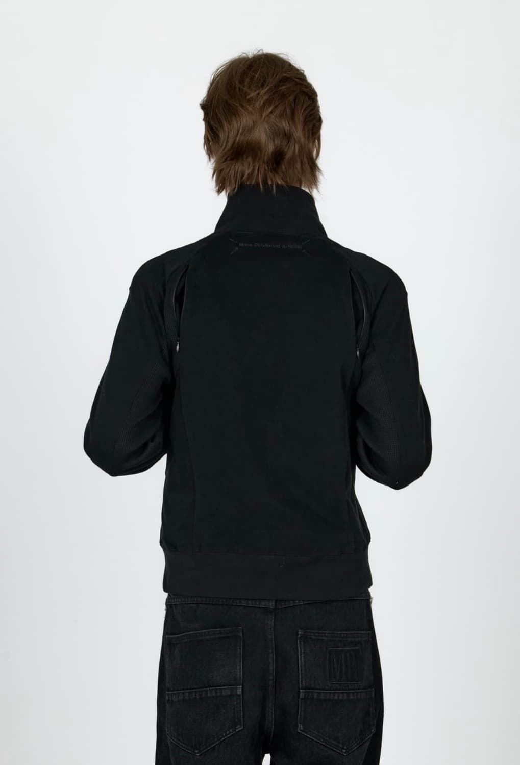 MPa CONTRAST ZIPPED JACKET (BLACK) 상품이미지2