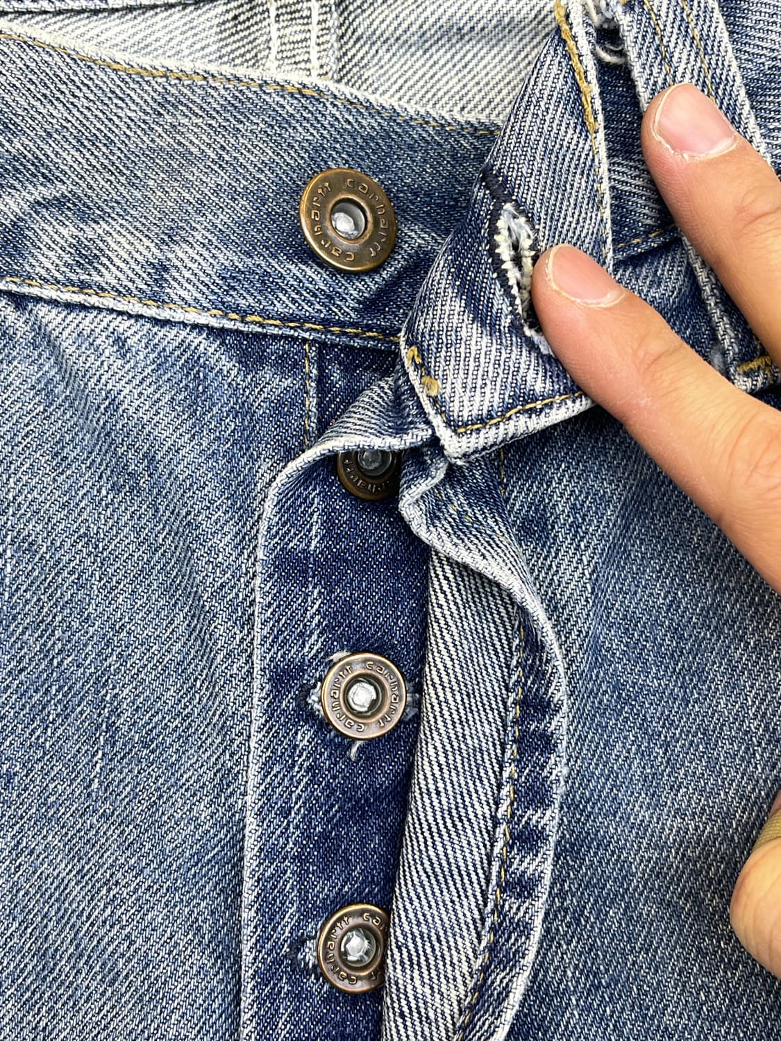 칼하트 와이드 데님 팬츠 상품이미지6