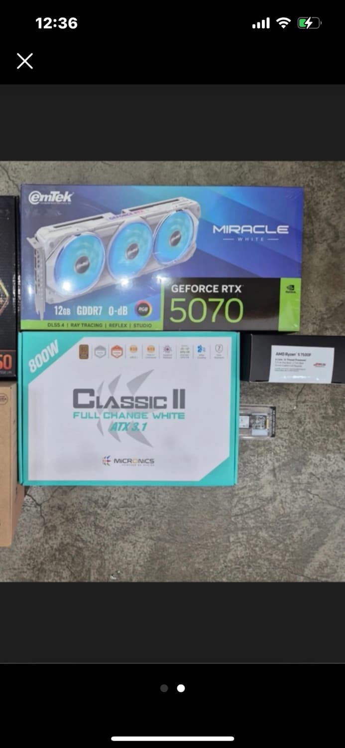 지포스 RTX 5070 그래픽카드 미개봉 상품이미지2
