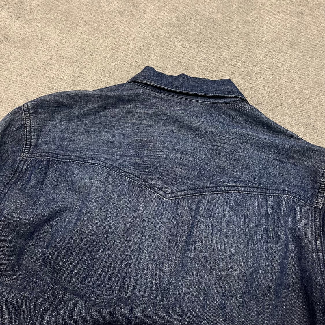 L 디키즈 데님 워싱 웨스턴 셔츠 상품이미지5