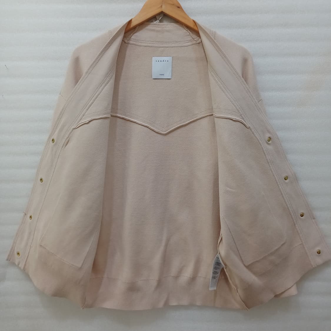 산드로 스터드 니트 가디건 여성 루즈핏 2 M L 거의새것 사랑봉봉 상품이미지4