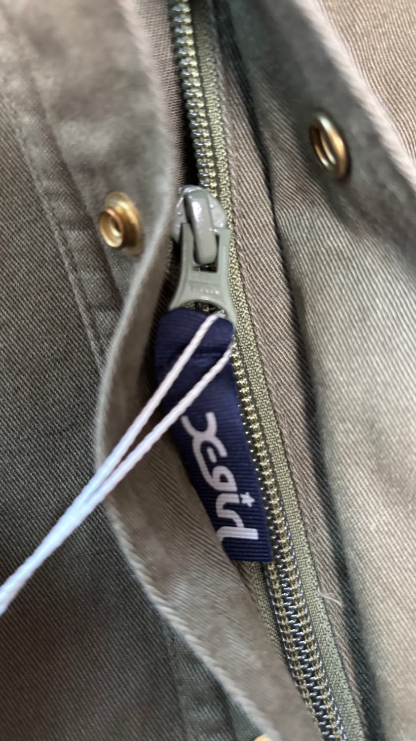 Xgirl 카키 후드 야상 상품이미지7