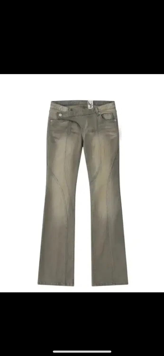 1size) 카시코 로우라이즈 팬츠 베이지 상품이미지2