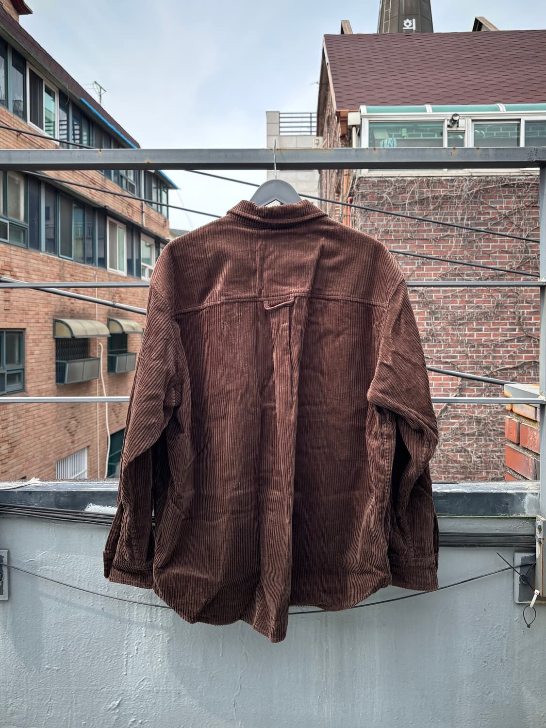 팀코믹스 코듀로이 셔츠 브라운 상품이미지2