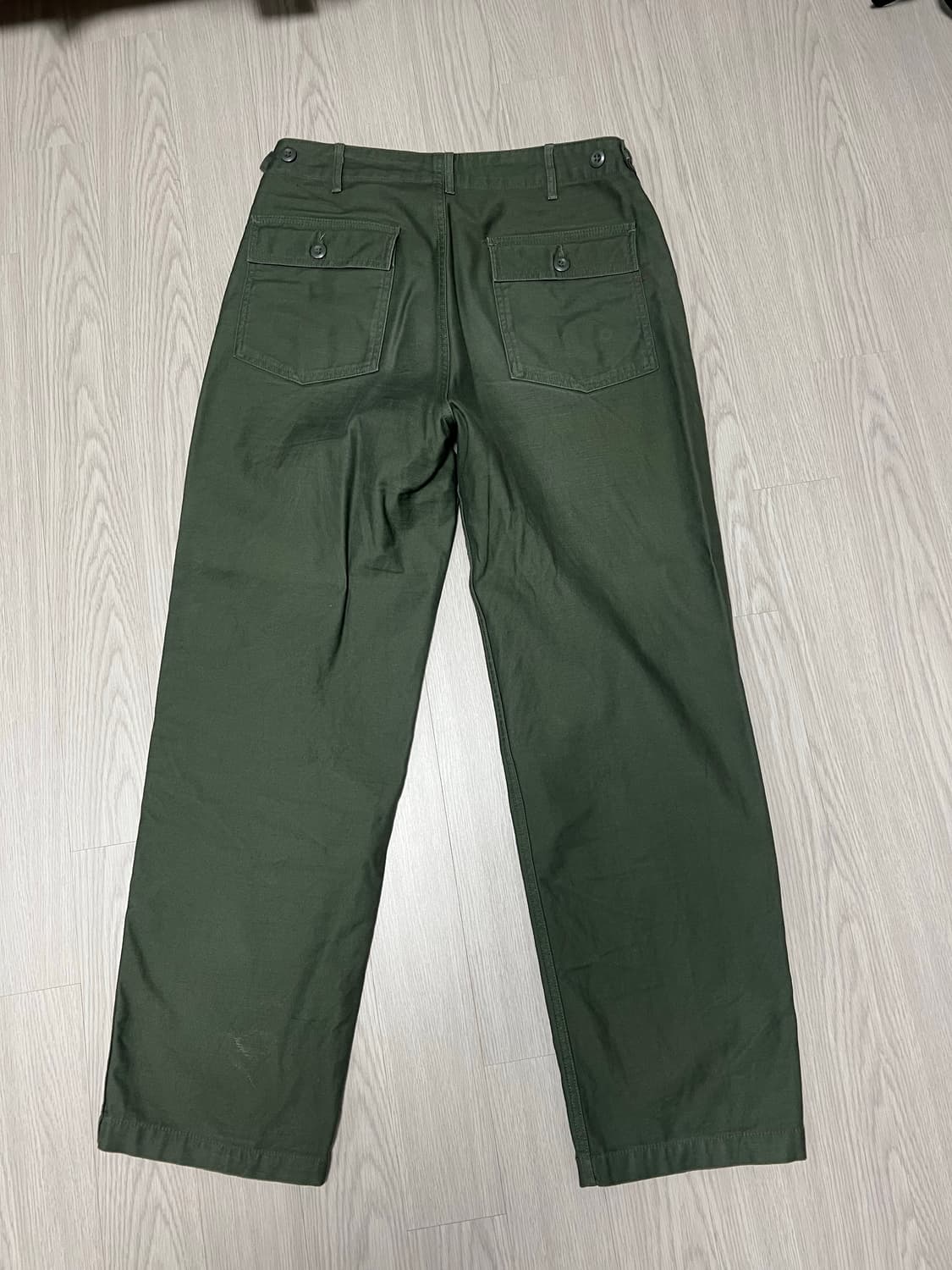 무신사스탠다드 레플리카 퍼티그팬츠 카키 32 상품이미지4