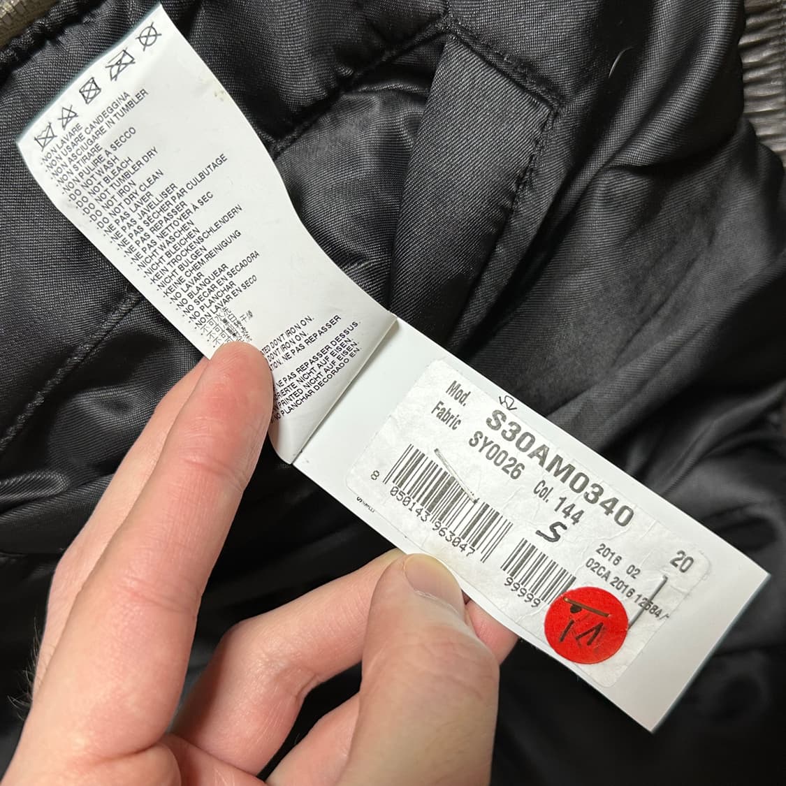 [48]마르지엘라 16FW 스티치 레더 봄버 자켓 상품이미지7