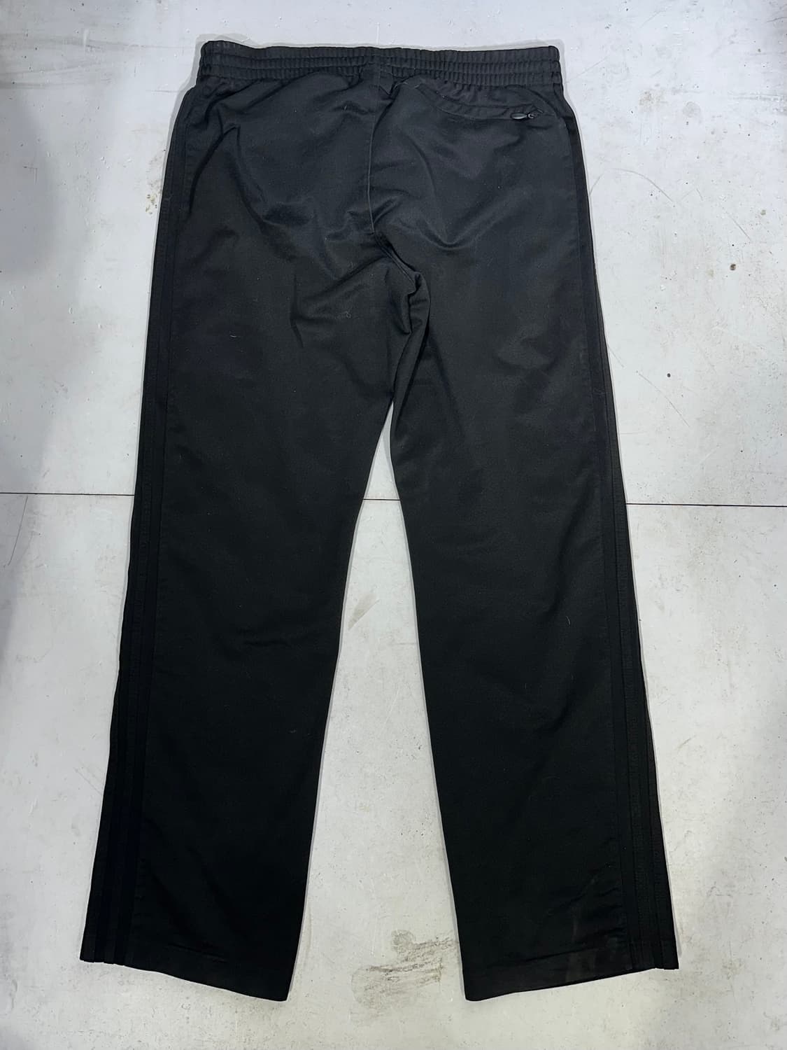 아디다스 와이드 블랙 버건디 스몰 로고 팬츠  상품이미지5