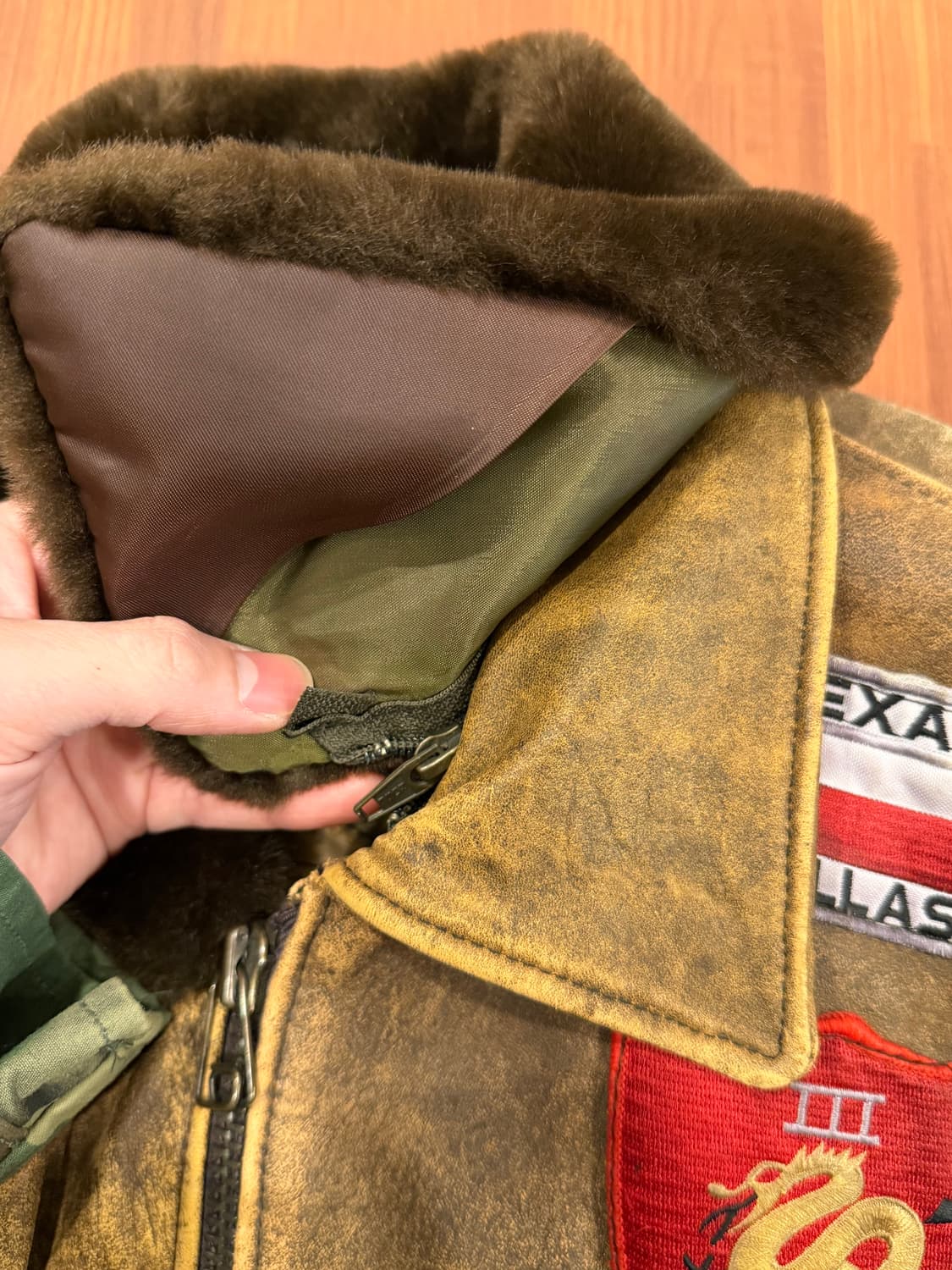 Avirex 아비렉스 미해군 G-1 레더 자켓 상품이미지9